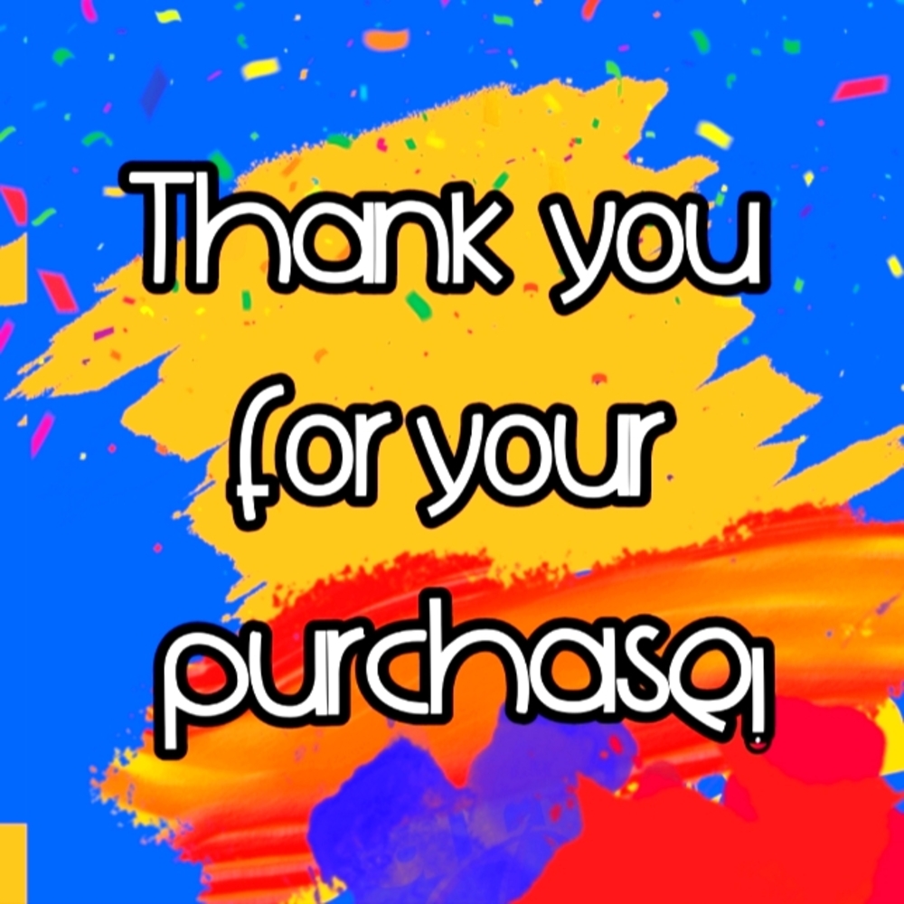 Thank you for your purchase from this closet!